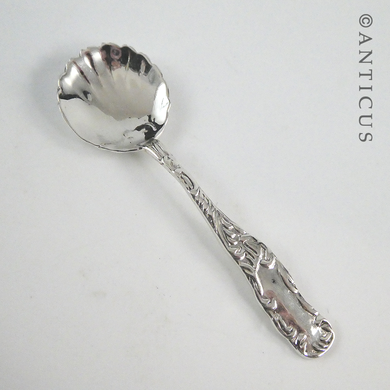 Small Silver Salt Spoon.