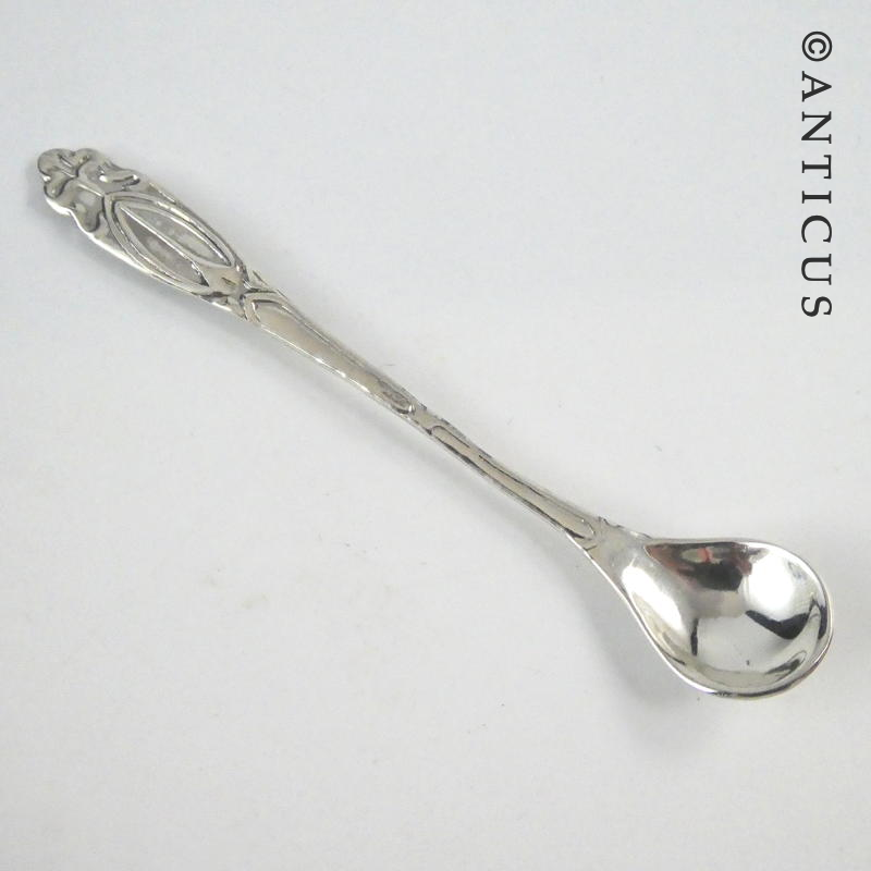 Small Silver Mustard Spoon.