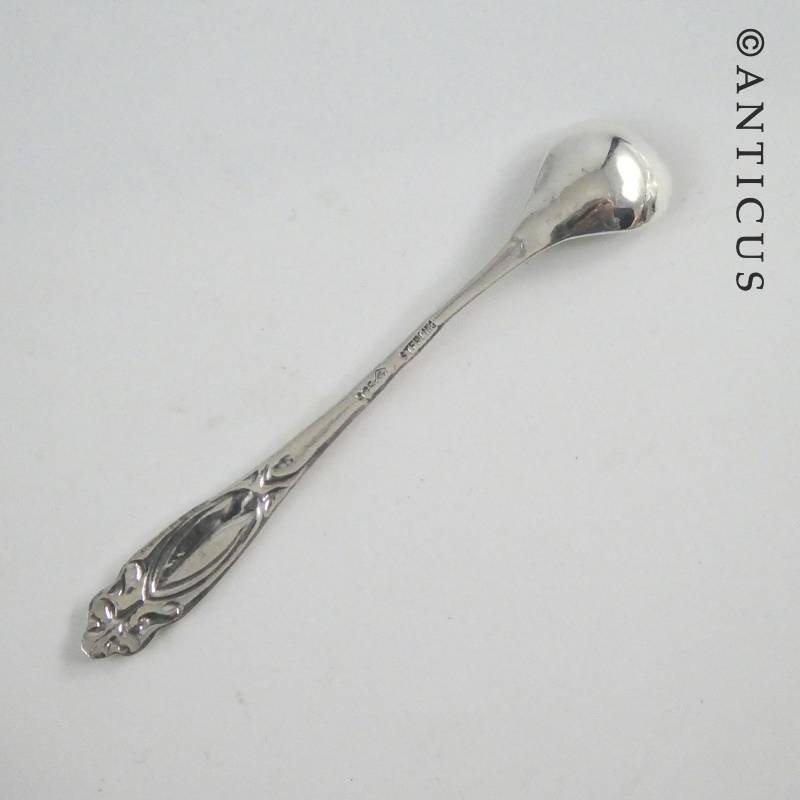 Small Silver Mustard Spoon.