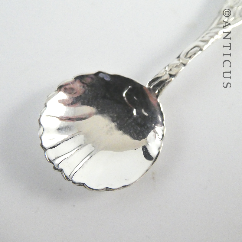 Small Silver Salt Spoon.