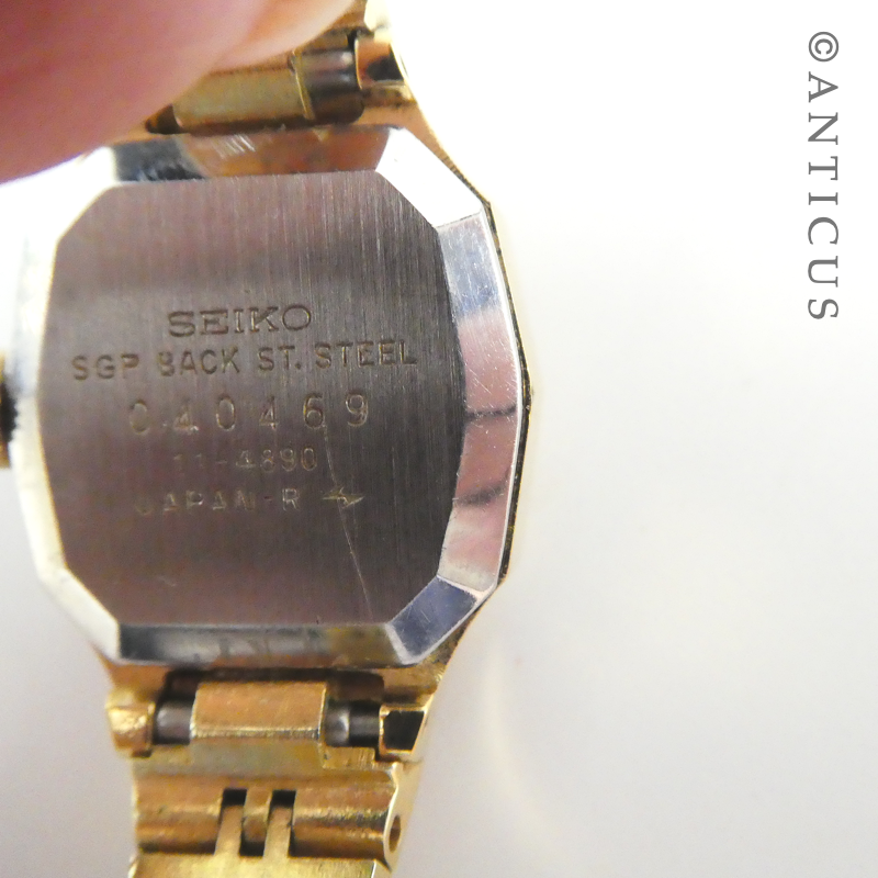 Ladies Seiko Manual Wind Watch, 15 Jewels.