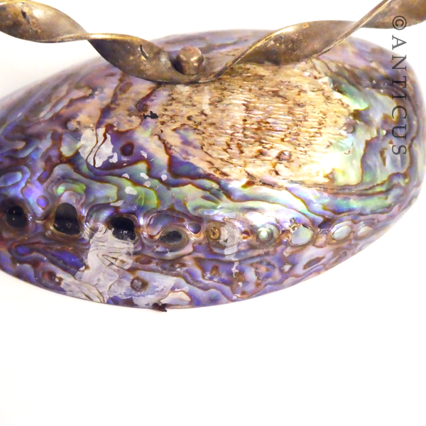 Iconic NZ Paua and Silver Plated Candelabra.