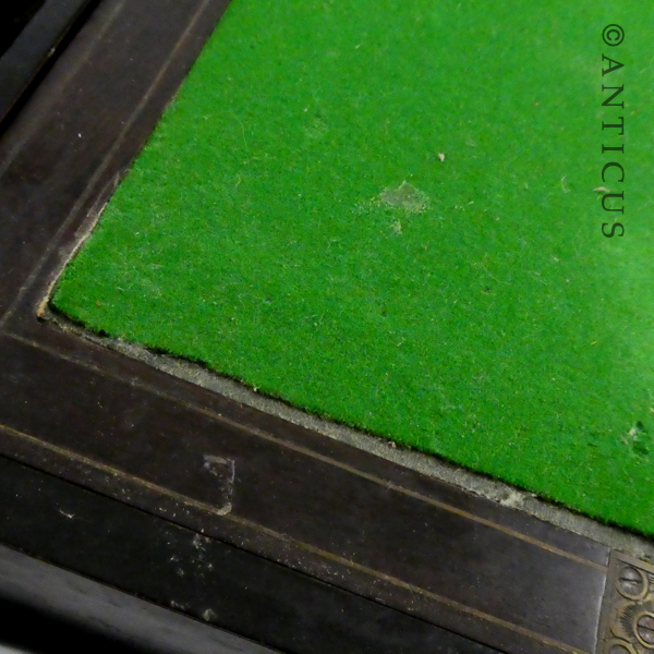 Victorian Rosewood and Pearl Inlaid Writing Slope.