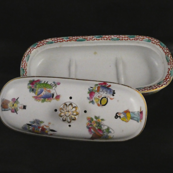 Victorian Era Long Soap Dish.
