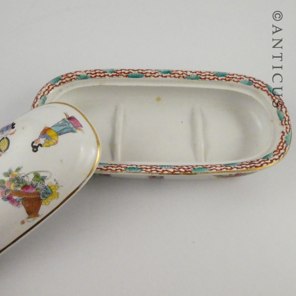 Victorian Era Long Soap Dish.