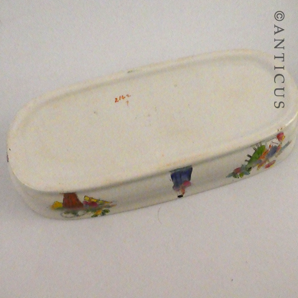 Victorian Era Long Soap Dish.