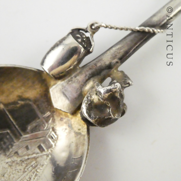 Sterling Silver "Mining" Spoon.