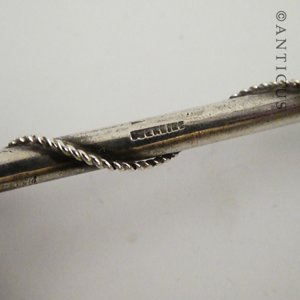 Sterling Silver "Mining" Spoon.