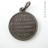 Small Medal, Centenary of Trafalger, 1905.