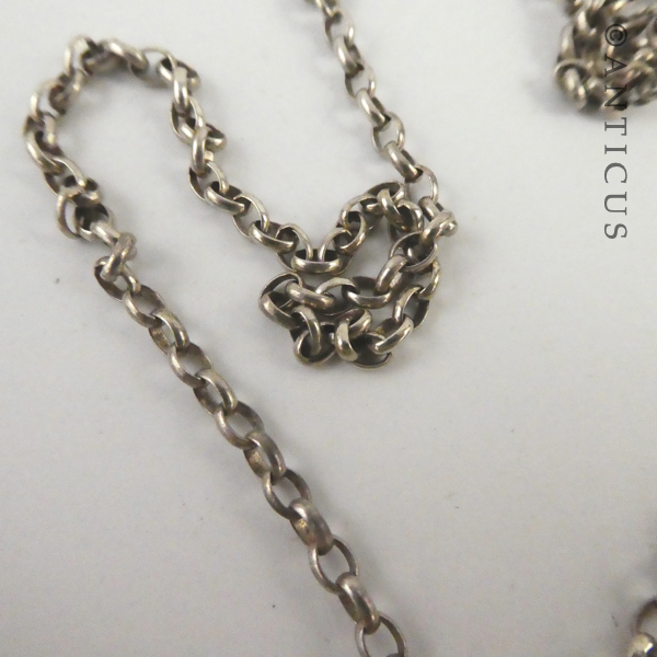 Silver Sports Medal on Chain, 1941.