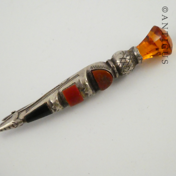 Scottish Dirk Brooch.