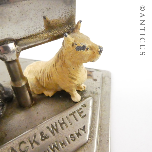 Black & White Scotch Whisky Menu Holder.