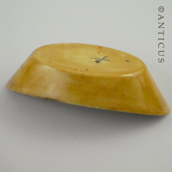 Antique Dish with Hamilton Railway Bridge, NZ.