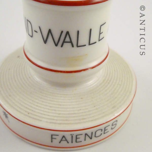 French Advertising Match Holder and Striker.