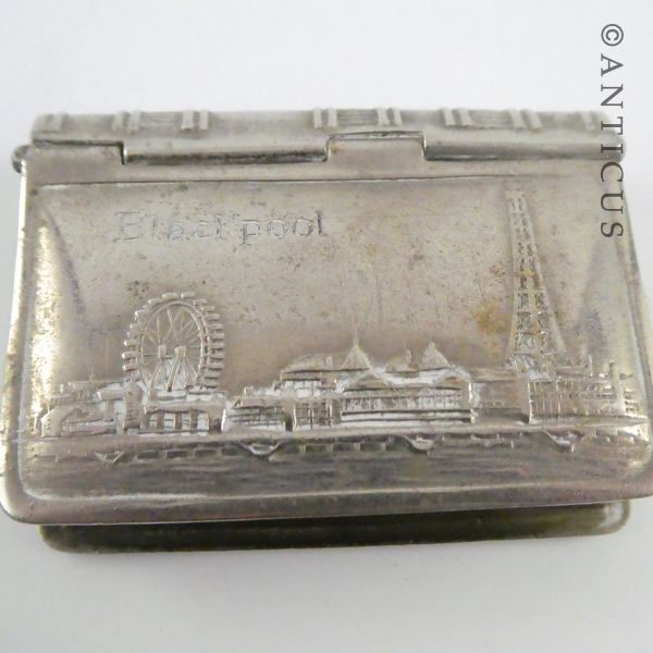 Vesta & Stamp Case , Blackpool Souvenir