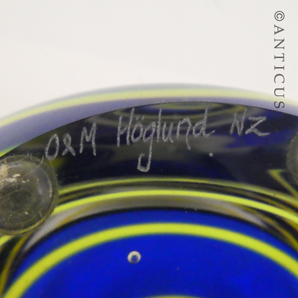 Höglund Cased Glass Vase.