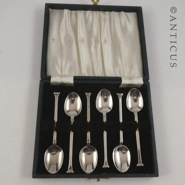 Set of 6 Coffee Spoons in Original Box.