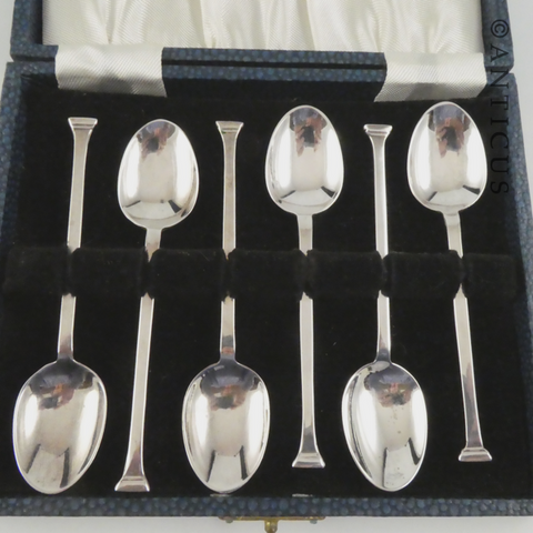 Set of 6 Coffee Spoons in Original Box.