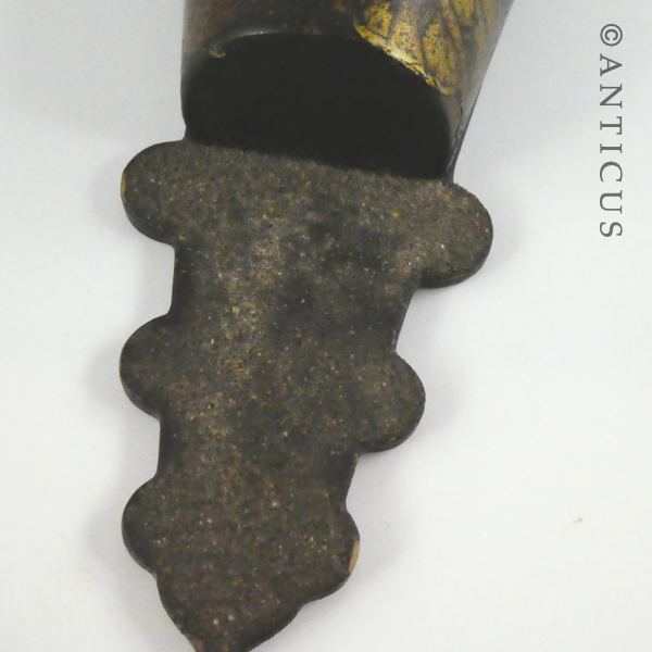 Oriental Lacquer Match Holder/Striker.