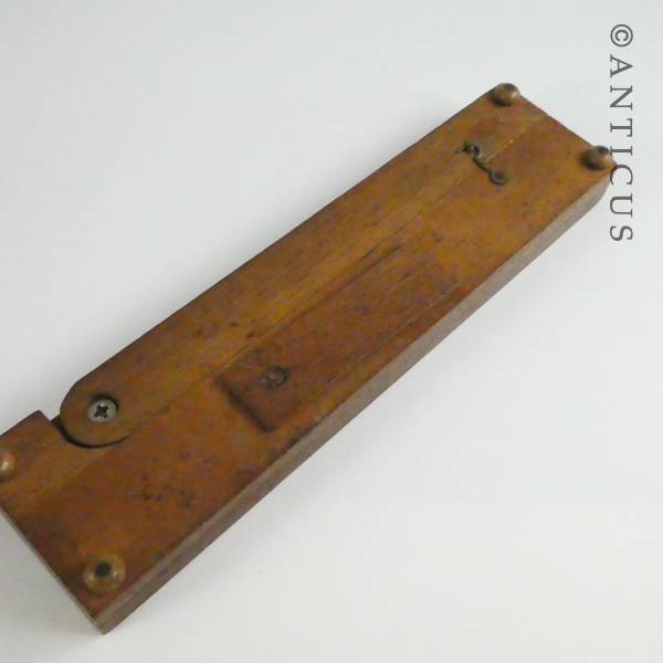 Inlaid Cribbage Board, with Side Piece.