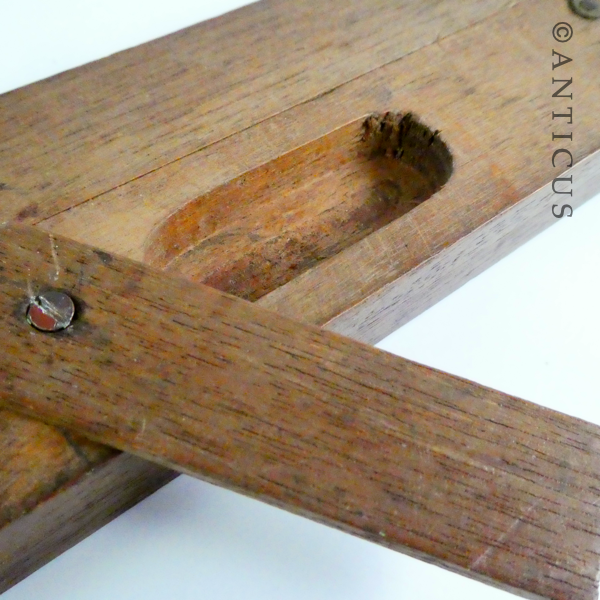 Inlaid Cribbage Board, with Side Piece.