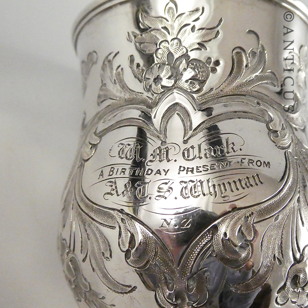 Sterling Silver Antique Christening Mug
