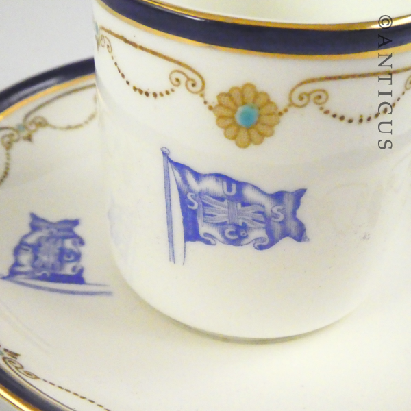 Vintage Shipping china: Union Steamship Company.