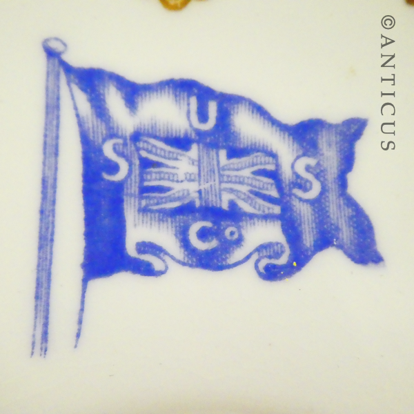 Vintage Shipping china: Union Steamship Company.