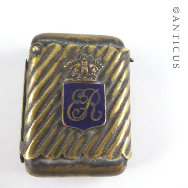 King Edward VII Souvenir Vesta Case.