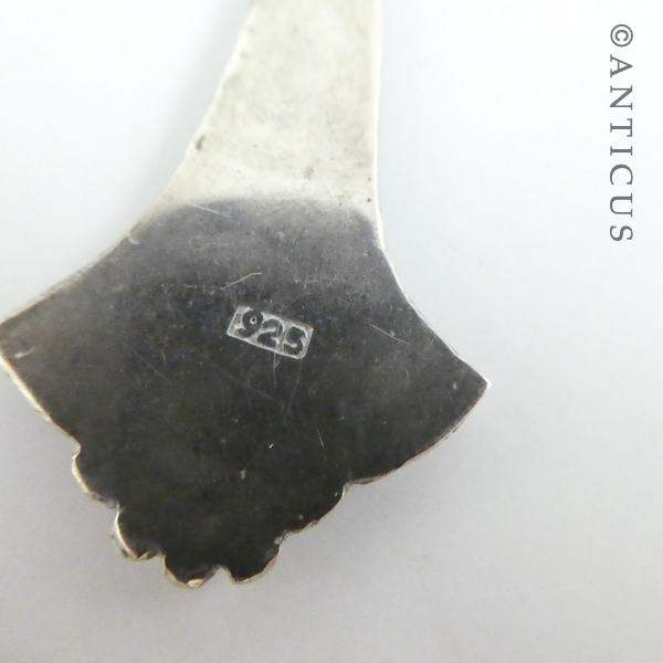 Pair of Silver Filigree and Gold Earrings.