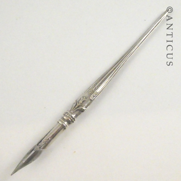 Sterling Silver Dip Pen.