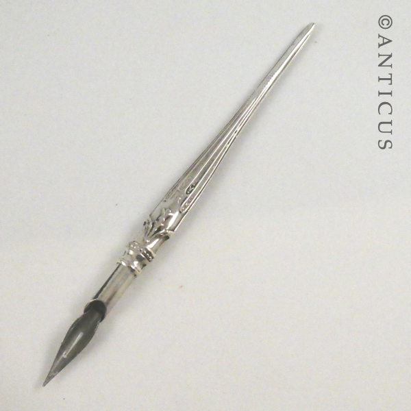 Sterling Silver Dip Pen.