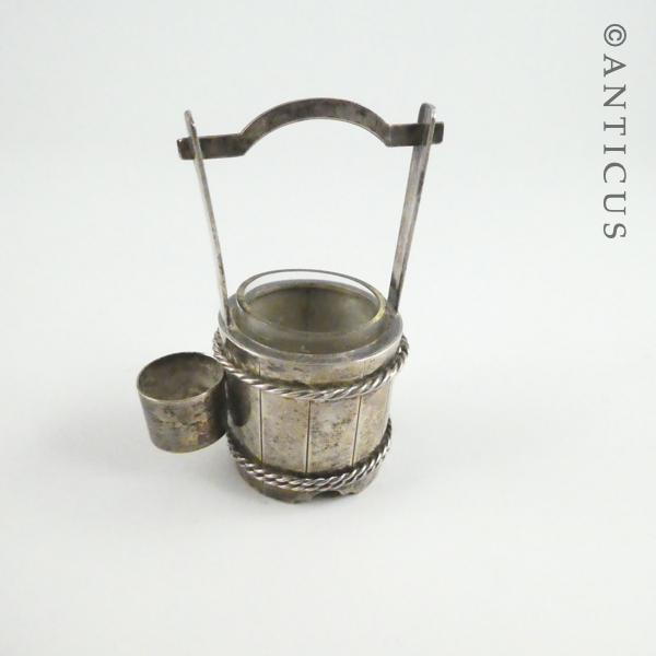 Silver Salt Cellar, 950 Grade.
