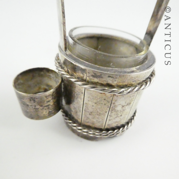 Silver Salt Cellar, 950 Grade.