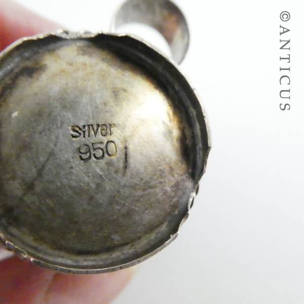 Silver Salt Cellar, 950 Grade.