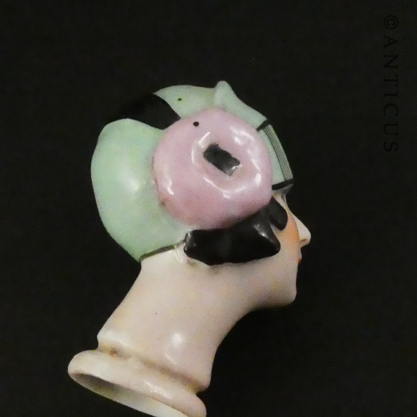 Vintage Porcelain Head, Flapper.