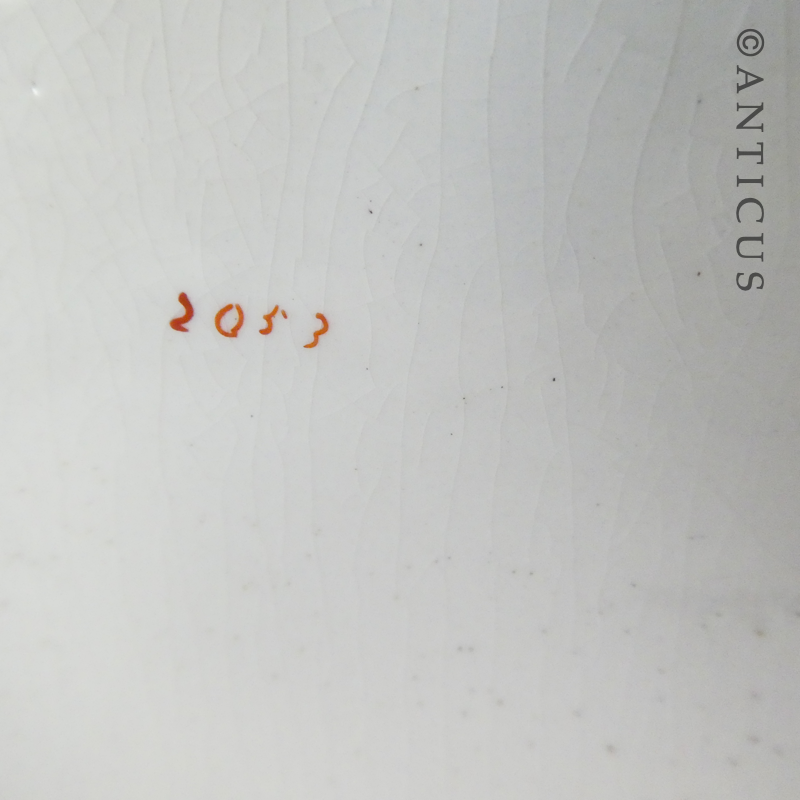 Victorian Staffordshire and Silver Plate Toast Rack.