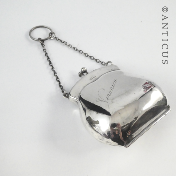 Sterling Silver Small Purse, 1897.