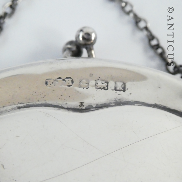 Sterling Silver Small Purse, 1897.