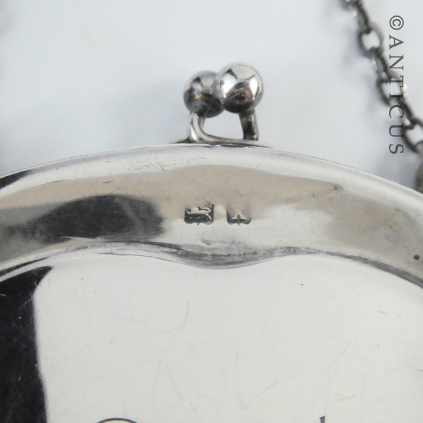 Sterling Silver Small Purse, 1897.