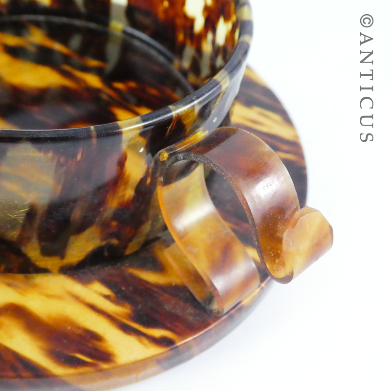 1920s Simulated Tortoiseshell Shaving Box.