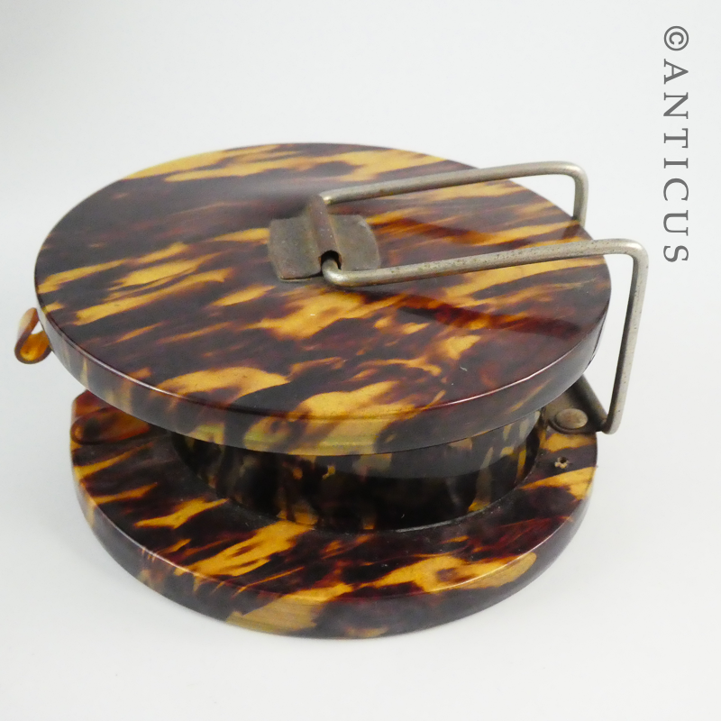 1920s Simulated Tortoiseshell Shaving Box.