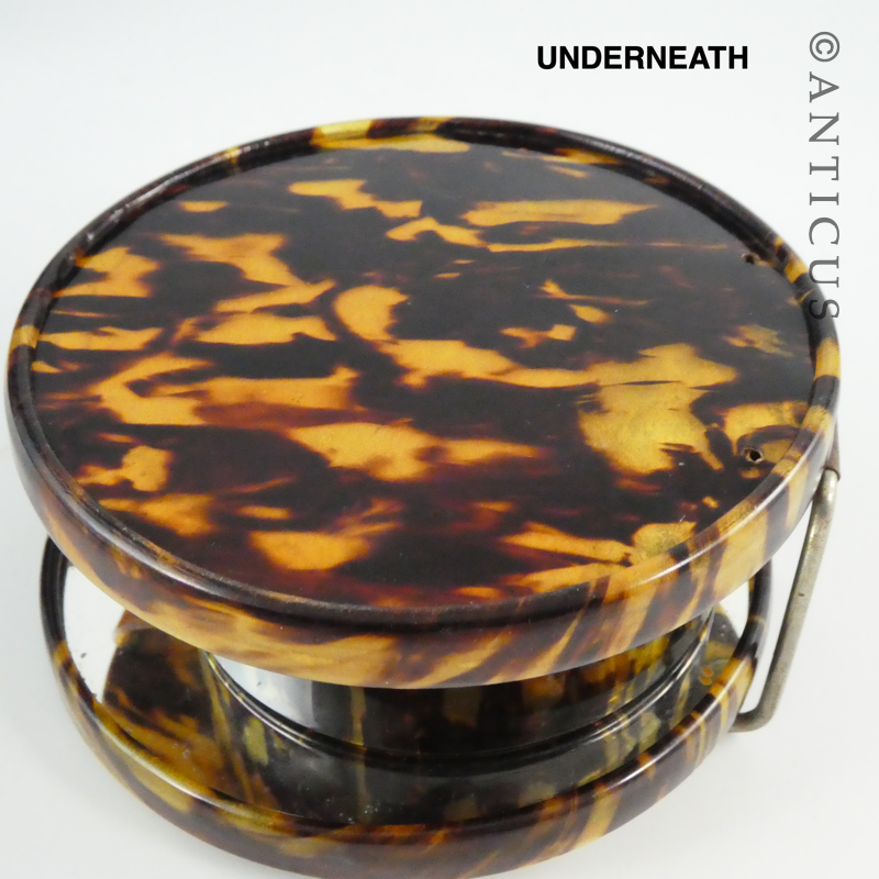 1920s Simulated Tortoiseshell Shaving Box.