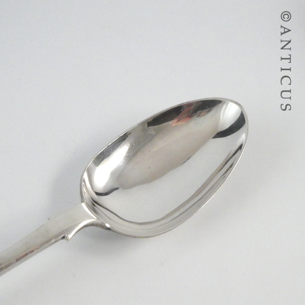 Large Silver Plate Pie Spoon, Late Victorian.