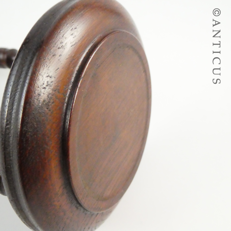 Victorian Oak Pocket Watch Holder.