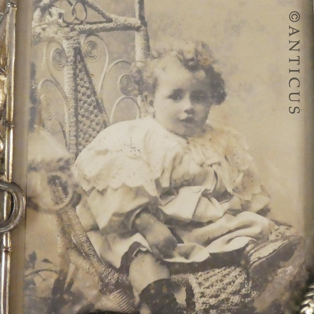 Large Antique Japanese Photo Frame.