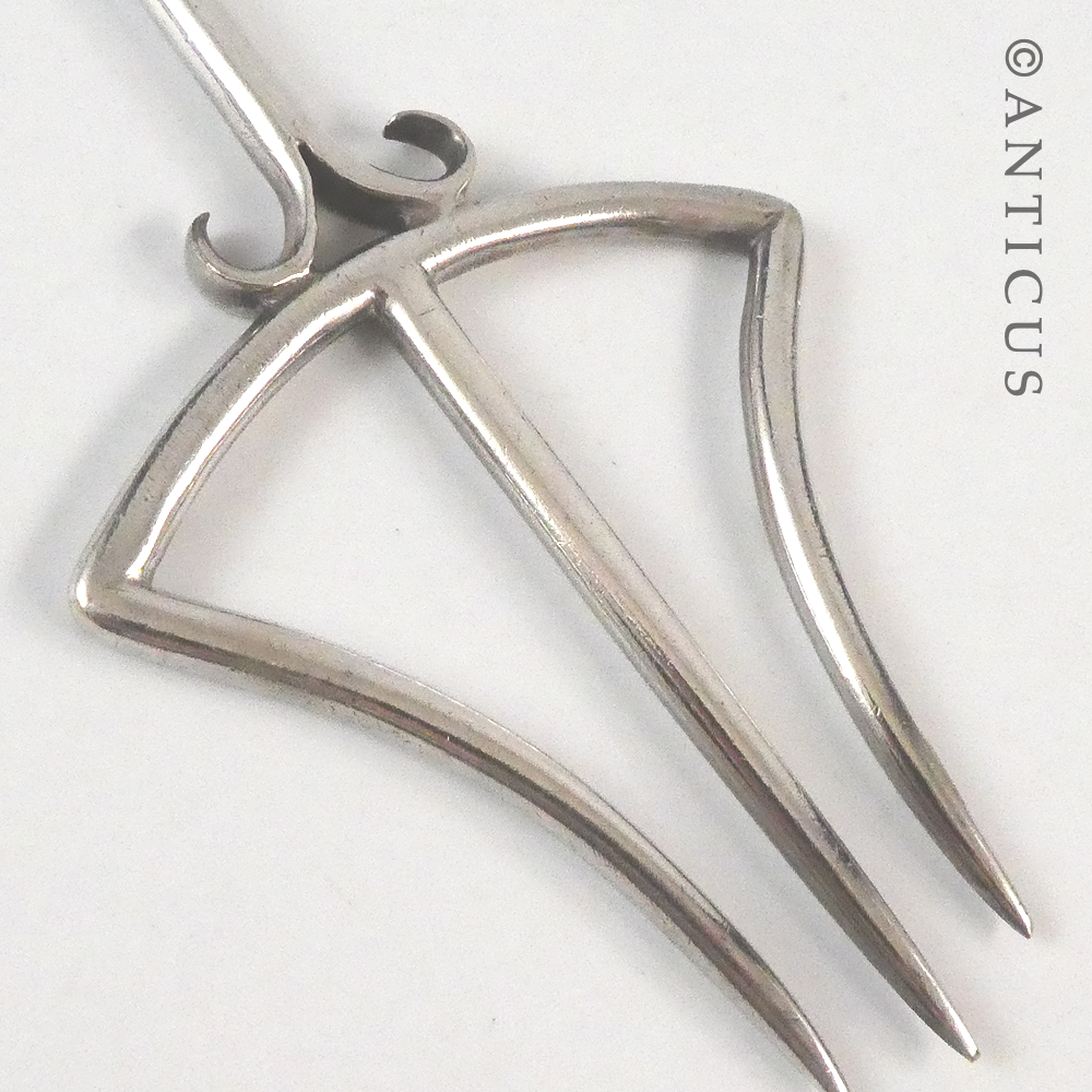 Art Nouveau Large Pickle Fork.