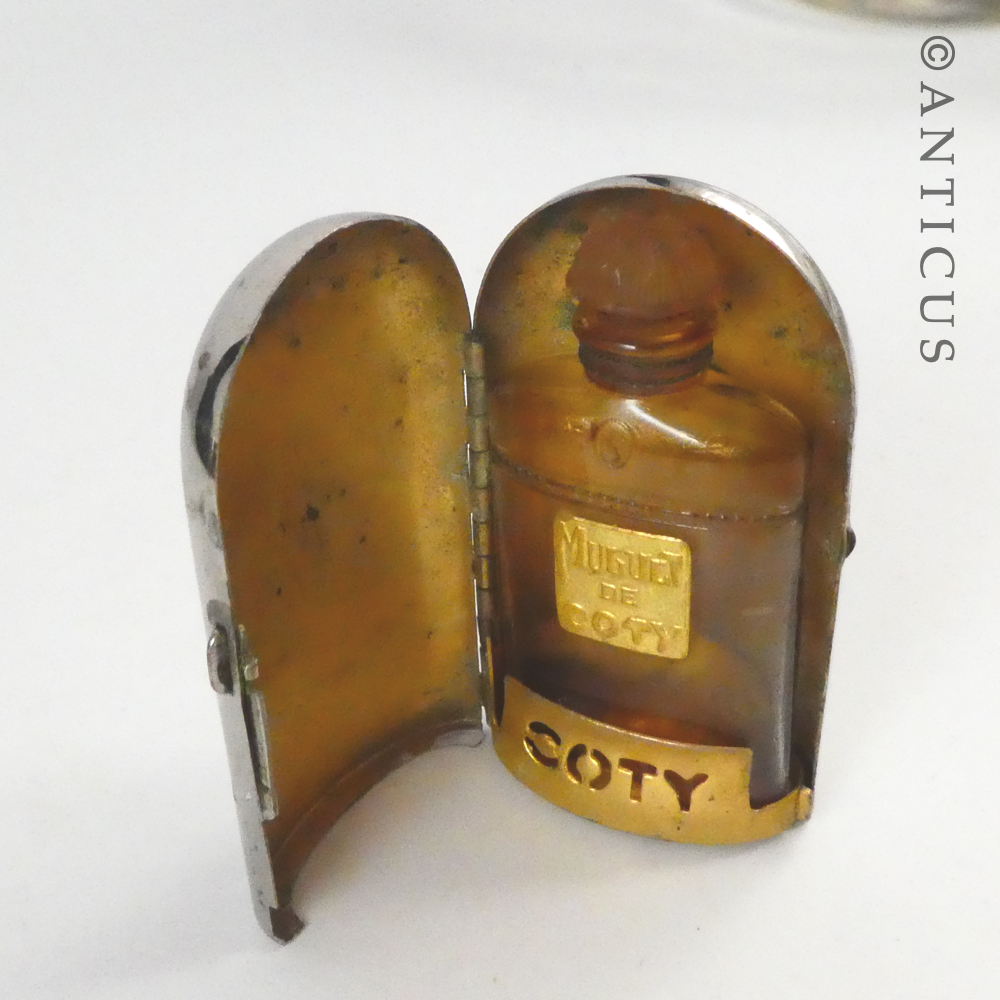 Vintage Coty Perfume Bottle in Case.