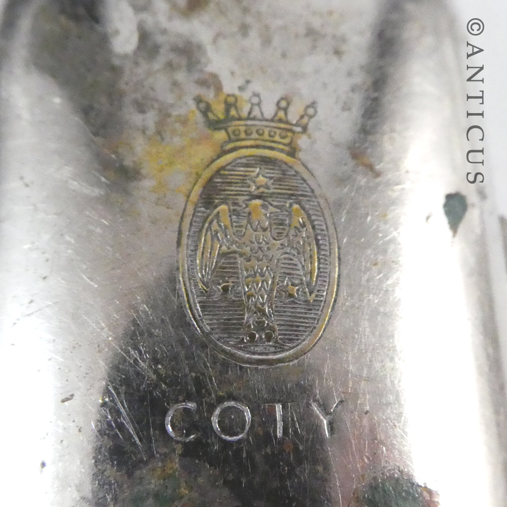 Vintage Coty Perfume Bottle in Case.