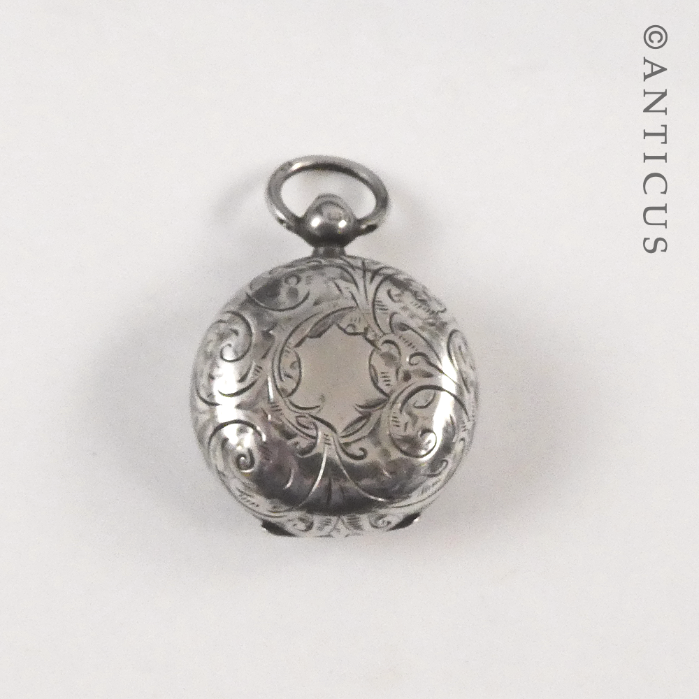 Sterling Silver Sovereign Coin Case, 1906.